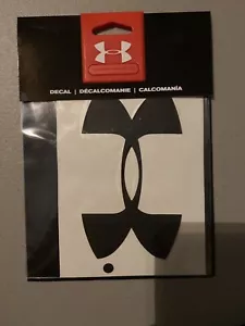 Calcomanía Under Armour 6 pulgadas - negra - UDE1201 - ¡Nueva en paquete! - Imagen 1 de 2