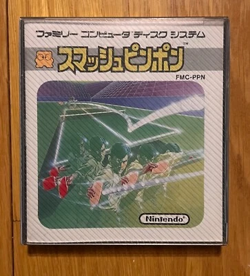 Smash Ping Pong Nintendo Famicom Disk NES Japan New Sealed! FMC-PPN - Image 1 of 3