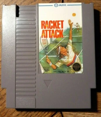 Racket Attack (Nintendo NES System, 1988) Excellent Conditione & Tested - Image 1 of 3
