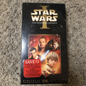 Star Wars Episode 1 VHS The Phantom Menace Movie Episode 1 Sealed Vintage - Picture 1 of 11