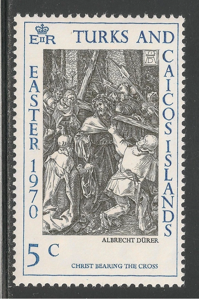 Turks & Caicos Islands #202 (A36) VF MNH - 1970 5c Christ Bearing the Cross - Image 1 of 1