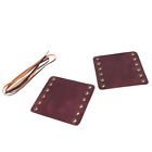 2pcs Handlebar Pads, Lightweight, Shockproof, Faux Leather, Handle Cover, Wine Red