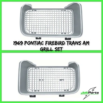 OER Reproduction Silver Grill Set 1969 Pontiac Firebird Trans Am - Image 1 of 2