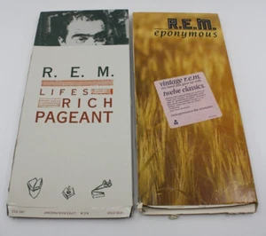 REM Lifes Rich Pageant Eponymous Empty CD Long Boxes No CD's Long Boxes Only - Picture 1 of 11