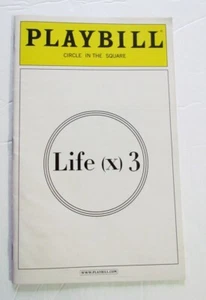 Playbill + Life (x) 3 + Helen Hunt, John Turturro, Brent Spiner casi como nuevo Z4 - Imagen 1 de 2