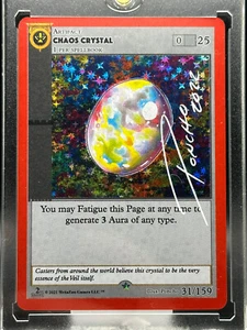 Metazoo Chaos Crystal Full Holo Poncho On Card Auto Cryptid Nation #31/159 - Picture 1 of 3