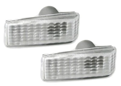 Seitenblinker Set für Mercedes W201 W202 W124 in Weiss weiße Blinker + Kabel - Bild 1 von 2