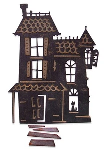 New Sizzix Thinlits Haunted 3pc #664735 Retail $19.99 by Tim Holtz - Picture 1 of 9