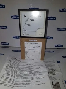 Gossen Muller & Weigert amperímetro 0-5000A 95x95mm - Imagen 1 de 5