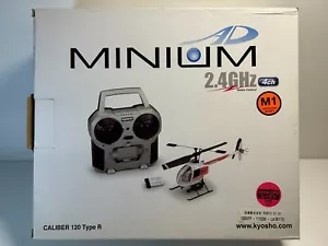 Vintage Kyosho MINIUM AD CALIBER 120 Type R Ver.2 Readyset w/Floats Free W Ship - Picture 1 of 15