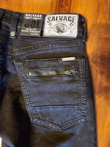 NWT Men's Salvage Slim Straight Jeans Size 30x34 - Picture 1 of 6