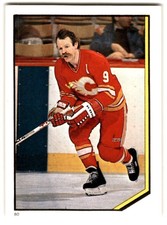 1986-87 O-Pee-Chee Stickers Lanny McDonald #80