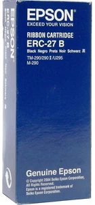 ERC-27B Genuine Epson Black printer cartridge ForTM-290 /290II /U295 /M-290 - Picture 1 of 2