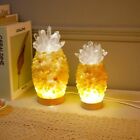 Table Bedroom Decoration Natural Citrine Crystal Lamp Agate LED Pineapple Lamp