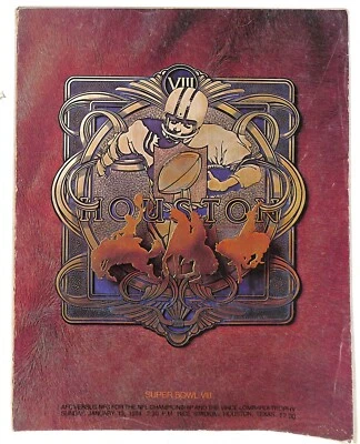 Super Bowl VIII 8 programas Miami Dolphins vs Minnesota Vikings - Imagem 1 de 3