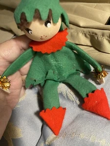 Elf Vintage  6 “ Baby Red Sitter Shelf - Picture 1 of 6