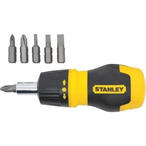Stanley Stubby Multi-Bit Ratcheting Screwdriver - 66-358 - Picture 1 of 1