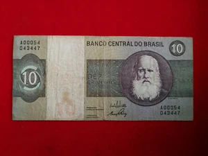 Brésil - Brazil 10 Diez Cruzeiros 1970 - 80  Pick 193a TB / F ! - Imagen 1 de 2