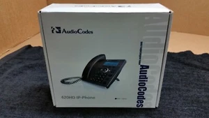 Brand New Audiocodes 420HD 2 Line IP Phone Black UC420HDEG 1482 - Picture 1 of 2