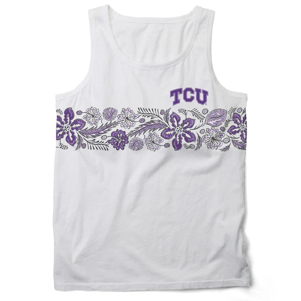 Wes and Willy Mens College Floral Tank Top Teams N-Z - Image 1 of 1
