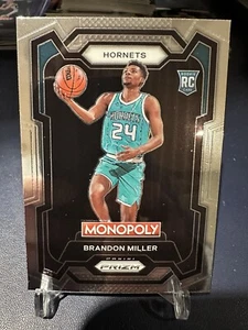 Brandon Miller RC - 2023-24 Panini Prizm MONOPOLY #15 - Hornissen - Bild 1 von 1
