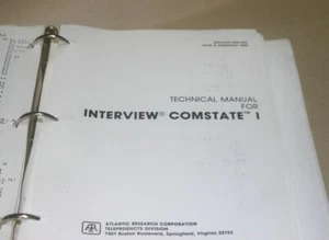 Interview Comstate 1 Protokollanalysator Bedienung Bedienerhandbuch Handbuch I - Bild 1 von 1