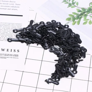 100 Pcs Back Plate Buckle Picture Hanging Hardware Frame Hanger Kit - Picture 1 of 11