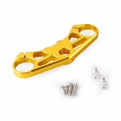 Fit Suzuki GSXR 1000 2005 2006 Upper Front Top Triple Tree Clamp Aluminum Gold Foto 1 de 4
