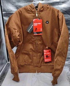 ActionHeat 5V Battery Heated Work Jacket Khaki Men's Size Large NEW (N1-A6) - Picture 1 of 8