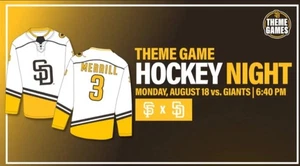 San Diego Padres Jackson Merrill Motiv Game Hockey Trikot XXL 2X Neu - Bild 1 von 1
