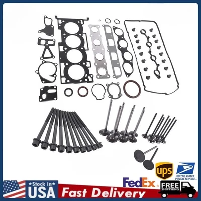 G4KF Engine Gasket Bolts Kit w/ Valve for Kia Optima Hyundai Genesis Coupe 2.0L Foto 1 de 4