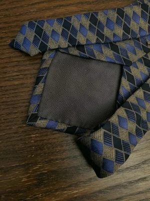 Corbata Louis Roth 100 % seda hecha a mano para hombre de colección diseño geométrico hecha en Corea Foto 1 de 4