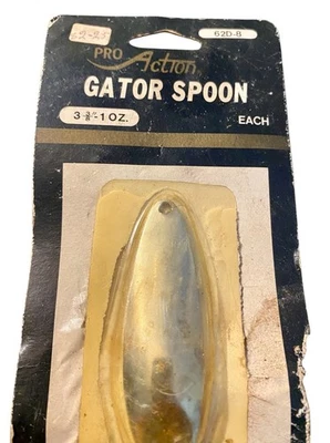 Cuchara de pesca Pro Action Gator 3 y 3/8 1 oz nueva de stock Foto 1 de 3