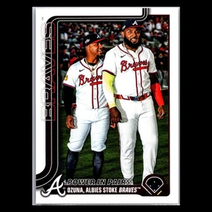 2025 Topps Update Series - #US229 Ozzie Albies Marcell Ozuna - Atlanta Braves - Picture 1 of 2