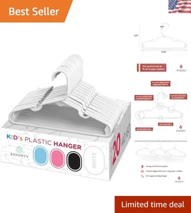 Exceptional Quality Kids Hangers - 20 Pack for Organizing Baby & Toddler Clothes - Picture 1 of 8