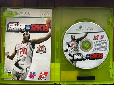 College Hoops 2K8 Xbox3 60 Loose Disc Tested And Working Manual Included - Image 1 of 2
