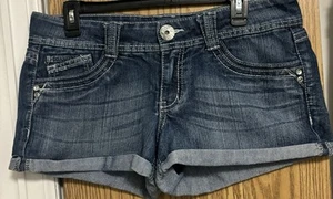 Pantalones cortos de mezclilla Jolt Juniors 5 bolsillos talla 11 - Imagen 1 de 7