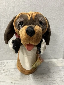 Folkmanis Puppets - 12" Dog Stage Puppet NWT *RETIRED* Cowboy Hobo Dog - Picture 1 of 9