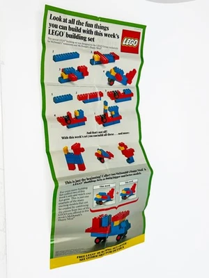 McDonald's LEGO Set Happy Meal Instruction Sheet 80's Promo Sheet - Green border - Image 1 of 3