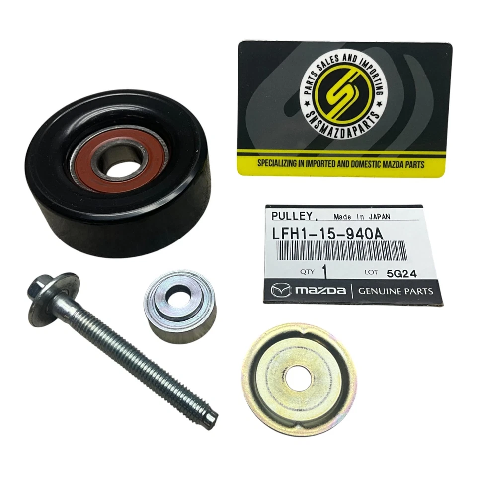 06-15 Mazda Miata MX5 MX-5 OEM Genuino Serpentine Beit Polea Ralentí LFH1-15-940 Foto 1 de 1