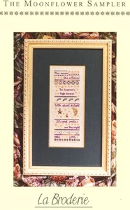 Gráfico de puntadas X de La Broderie “The Moonflower Sampler” - Imagen 1 de 1