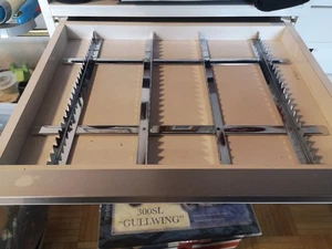 BAISCH Schubladeneinsatz Instrumentenhalter Arztschrank Chrom - Bild 1 von 4