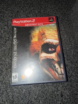 Twisted Metal Black (Sony PlayStation 2, PS2) Black Label - Complete & Tested - Image 1 of 4