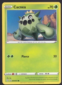 Pokemon TCG Shining Fates Cacnea 004/072 - Picture 1 of 2