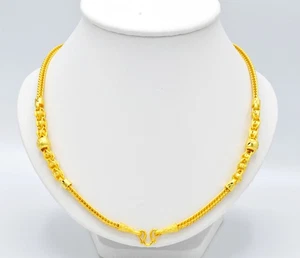 Necklace for Event Thai Jewelry Asia Vintage Gold Plated Necklace Gift for her - Picture 1 of 8