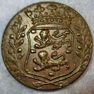 High Grade 1780 New York Penny Colonial Copper Cent West Frisia Mint Certificate - Image 1 of 4