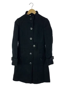 Burberry Blue Label Angola Wool Black Coat Size 36 Women's #EG ZHA - Picture 1 of 5