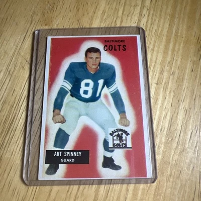 1955 Bowman - Art Spinney #107 Football Card  - Image 1 of 4