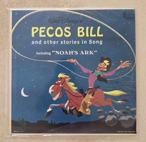 Davy Crockett Disneyland Records Pecos Bill Stories in Song Vinyl LP Album 1964 - Picture 1 of 9