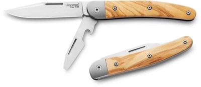 Cuchillos LionSteel Jack JK2 UL M390 acero/titanio/madera de olivo Foto 1 de 3